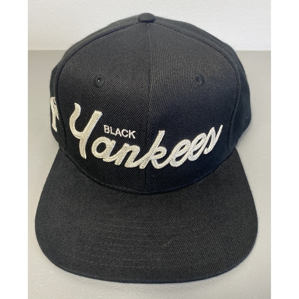 New York Black Yankees Negro League Rings & Crown Snapback Black